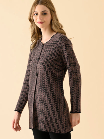 Cozy Longline Open Knitwear