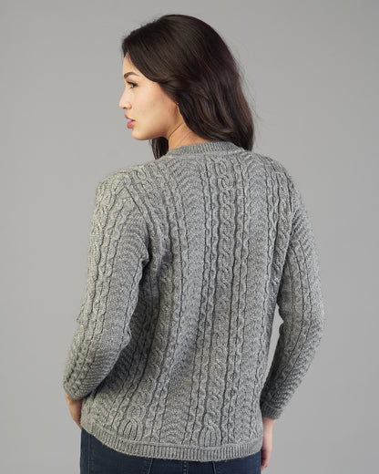 Iris V-Neck Knit Cardigan