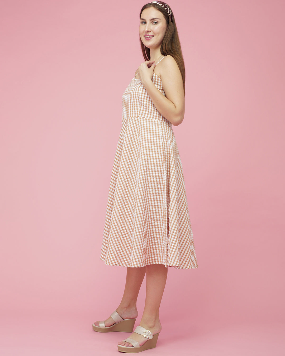 Desert Gingham Sundress