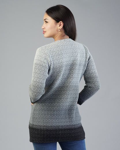 Alessia Jacquard Cardigan