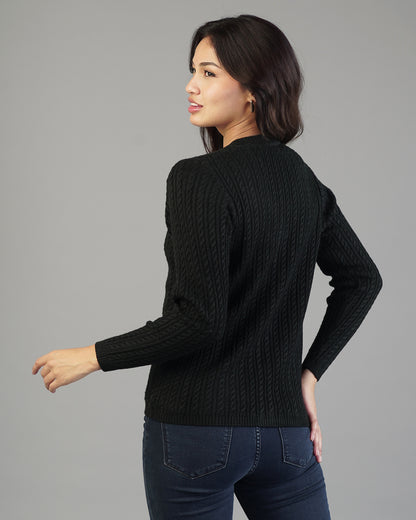 Dalia V-Neck Knit Cardigan