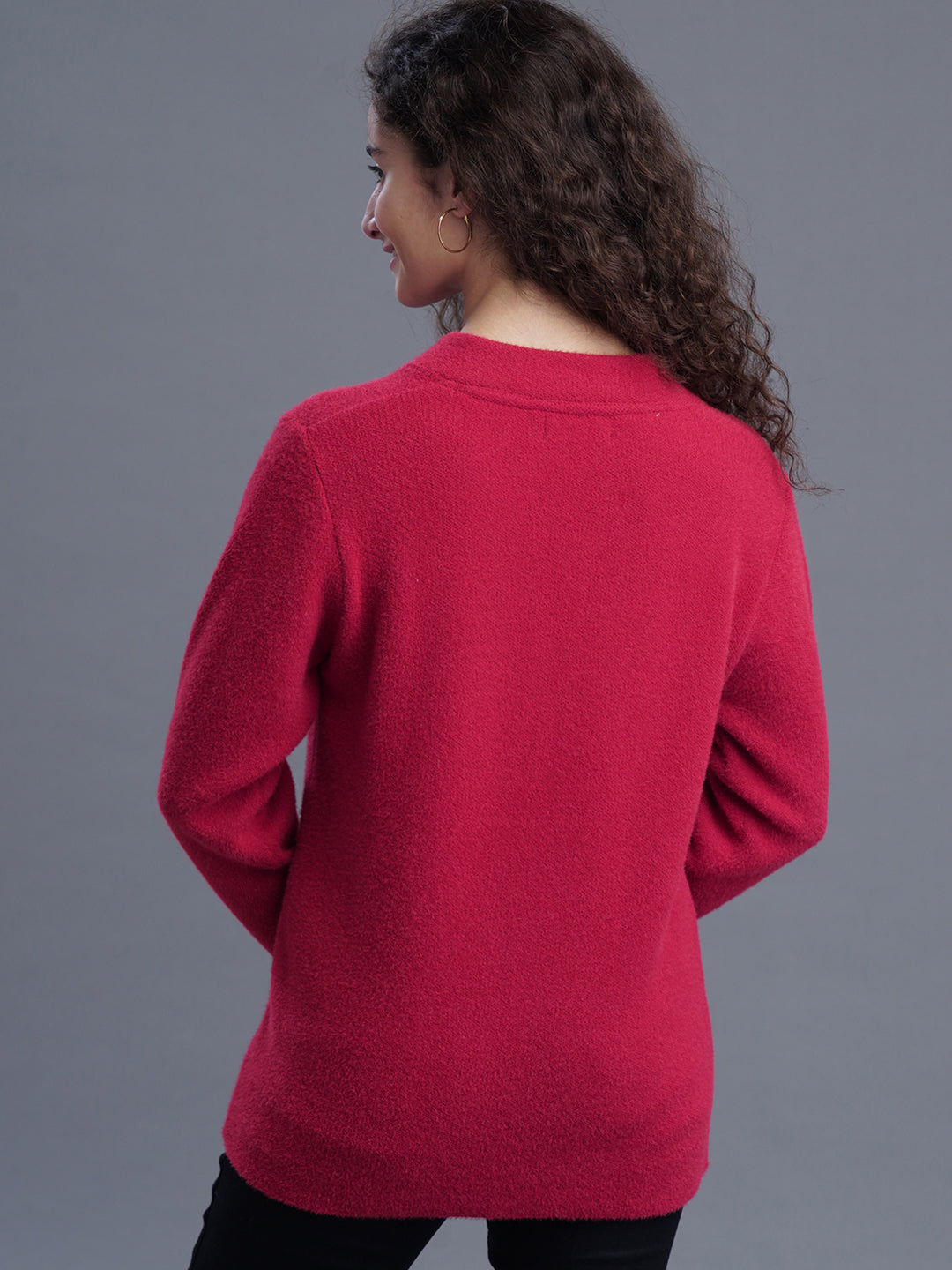  Evening Weave V-Neck Cardigan