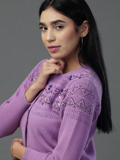 The Imperial Amethyst Knit