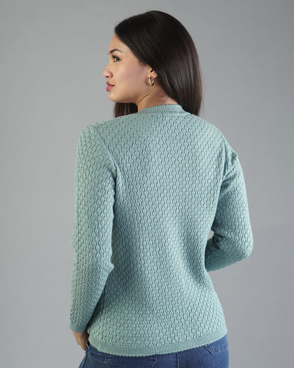 Violet V-Neck Knit Cardigan