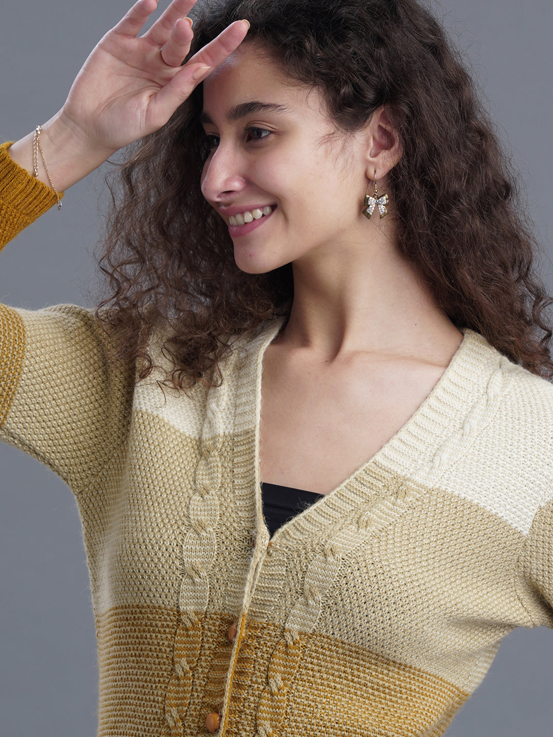 WinterEase V-Neck Cardigan