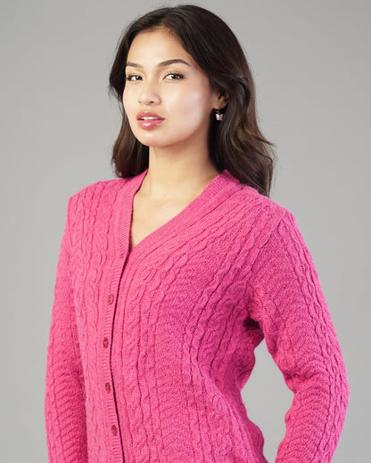 Iris V-Neck Knit Cardigan