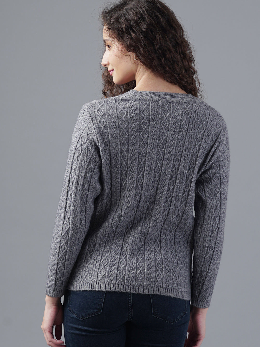 Virsa Cozy Cable Knit Cardigan