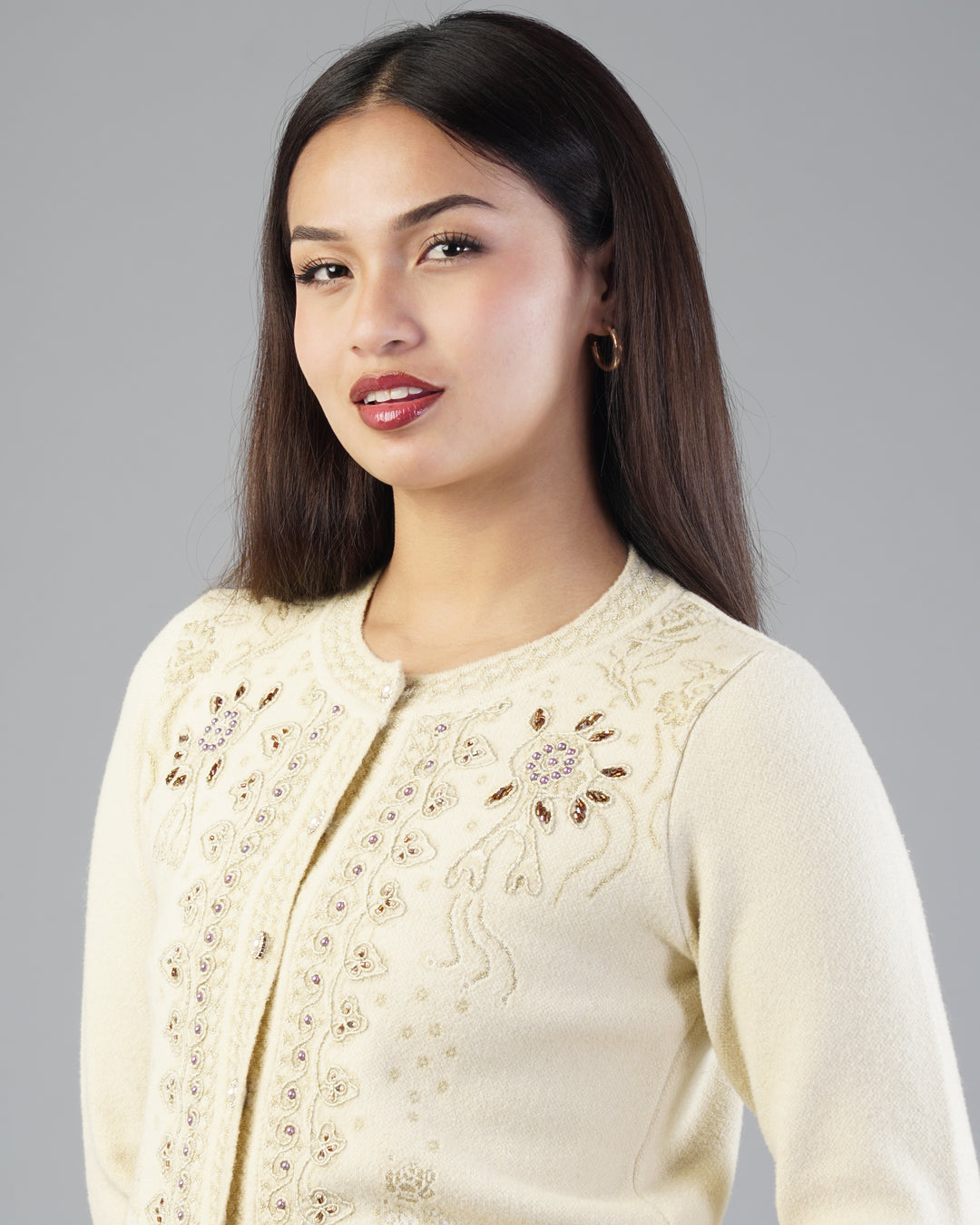 Fiona Beaded Cardigan