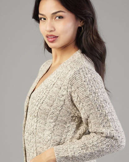 Rhea V-Neck Knit Cardigan