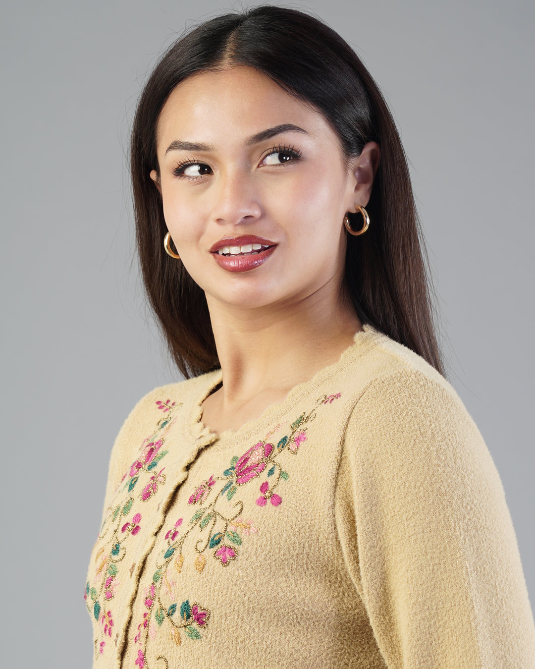 Ivy Embroidered Cardigan