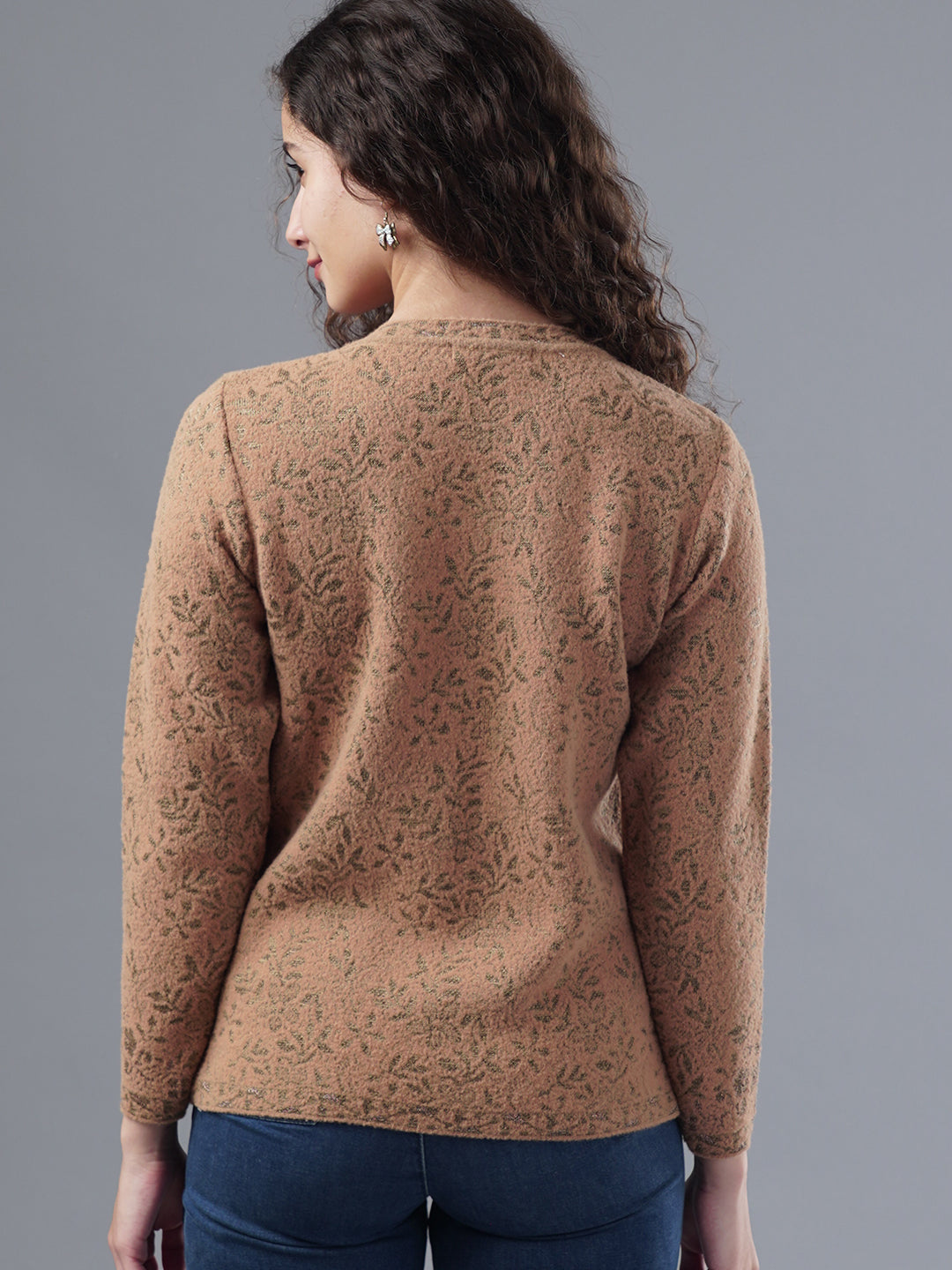 Virsa Floral Embroidered Cardigan