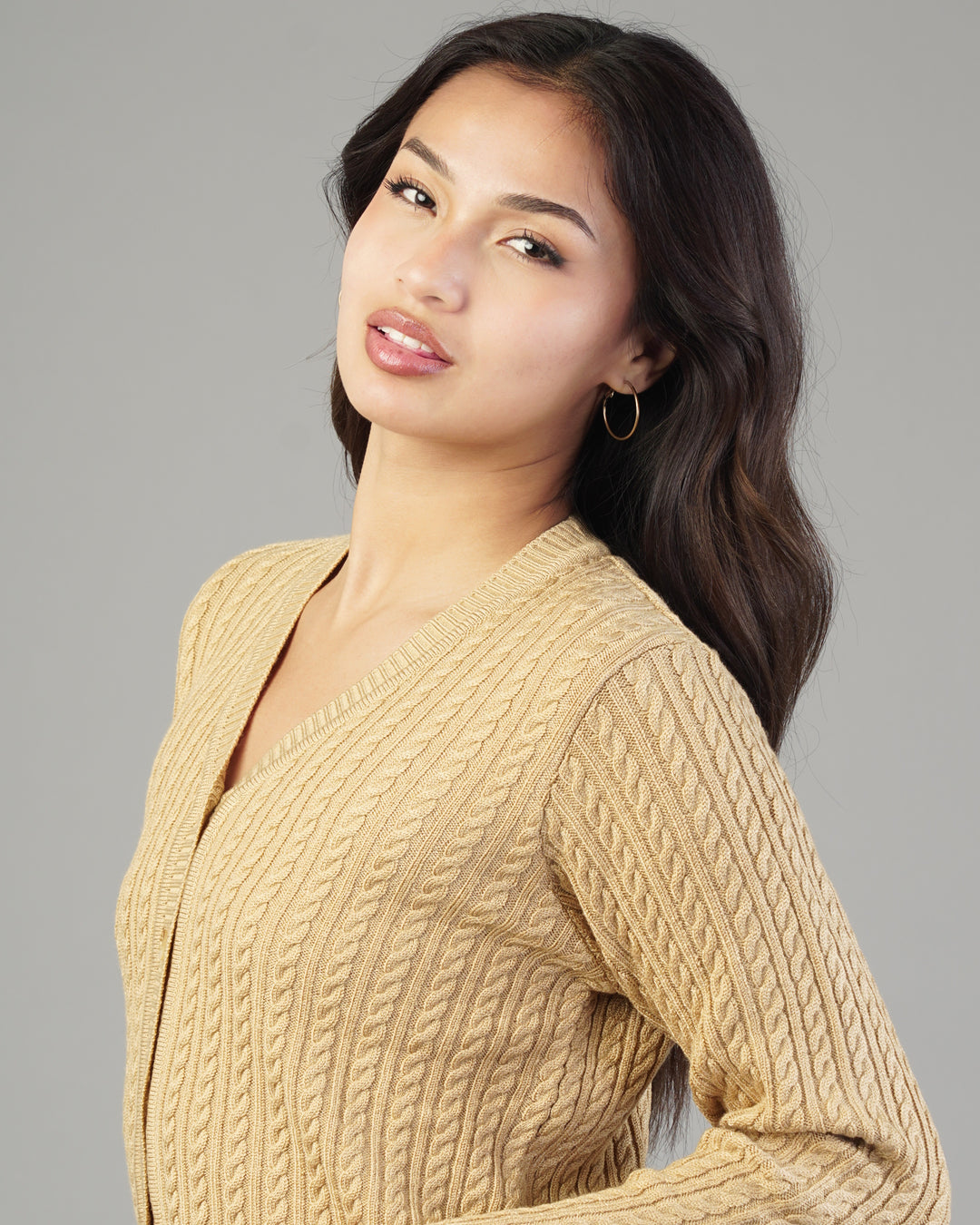 Dalia V-Neck Knit Cardigan