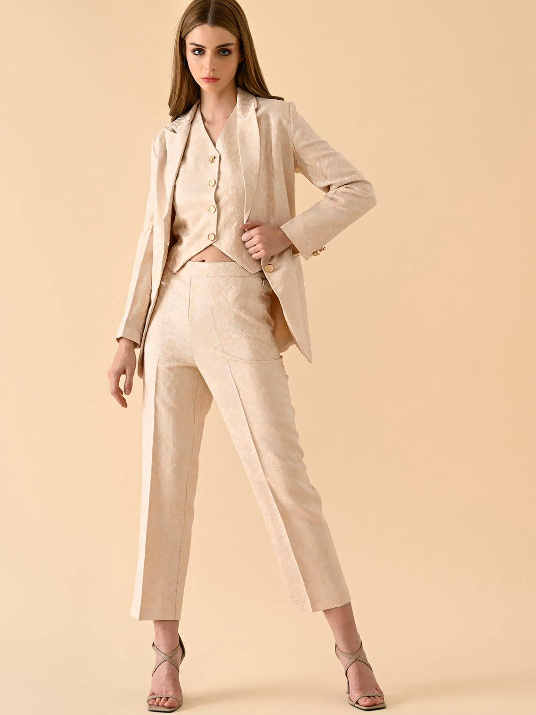 Embroidered Elegance Co-ord Set