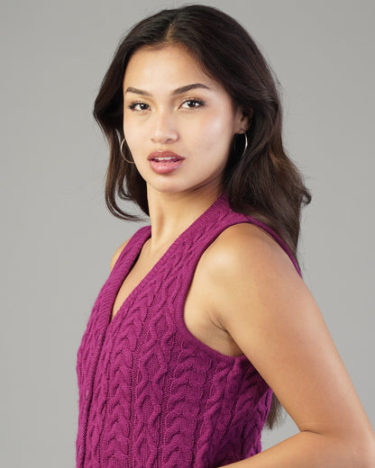 Isla V-Neck Knit Cardigan