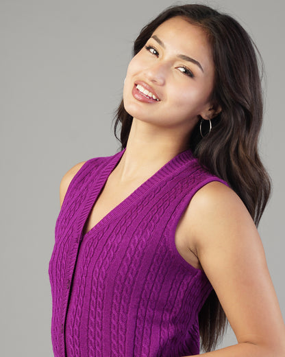 Siena V-Neck Knit Cardigan
