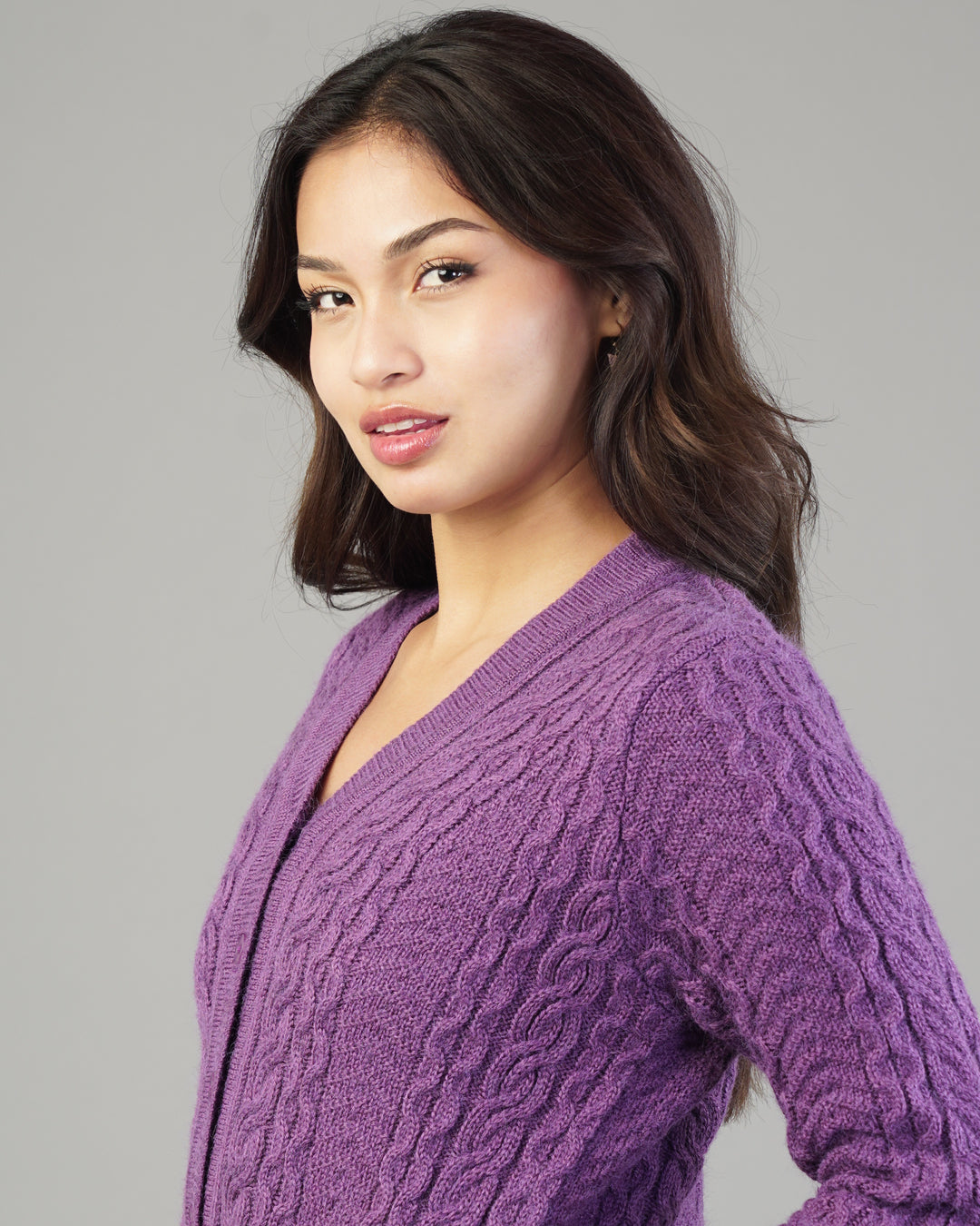 Iris V-Neck Knit Cardigan