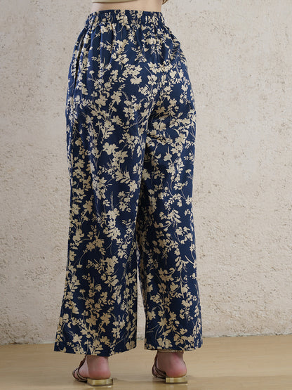 Midnight Bloom Palazzo