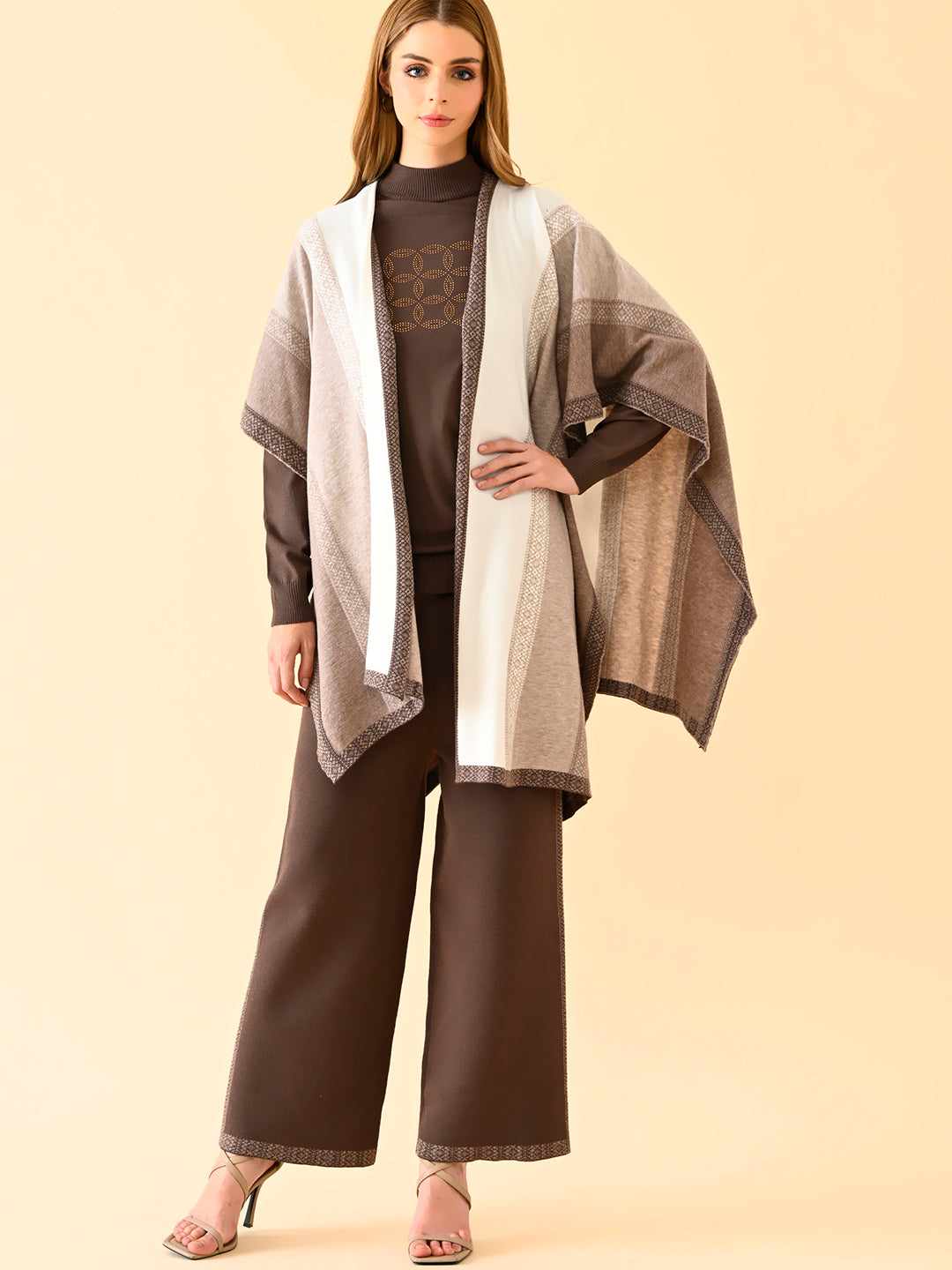 Misty Taupe Layered Co-Ord