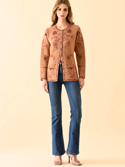 Midnight Grace Button-Down Cardigan