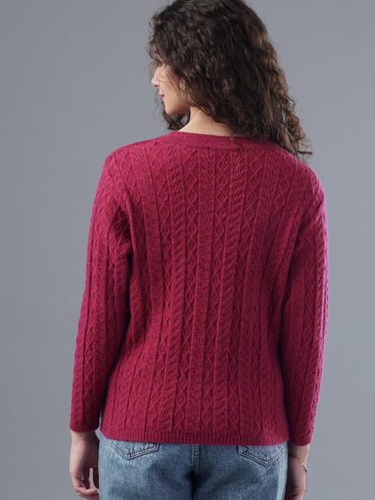 Virsa Cozy Cable Knit Cardigan