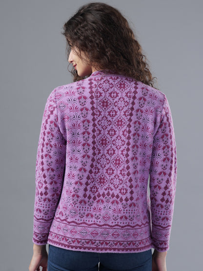 Virsa Embellished Round Neck Cardigan