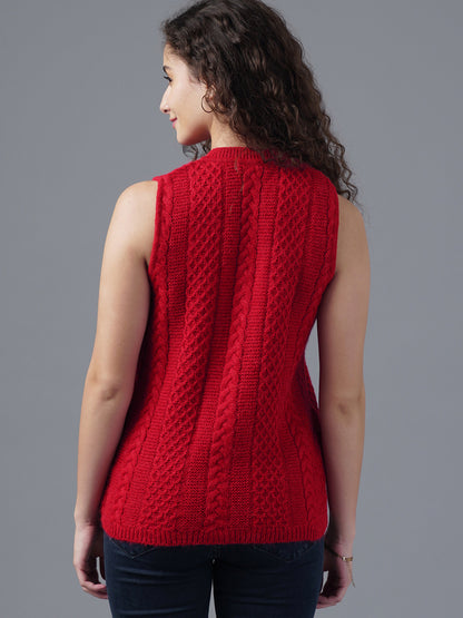 Virsa Diamond Weave V-Neck Vest