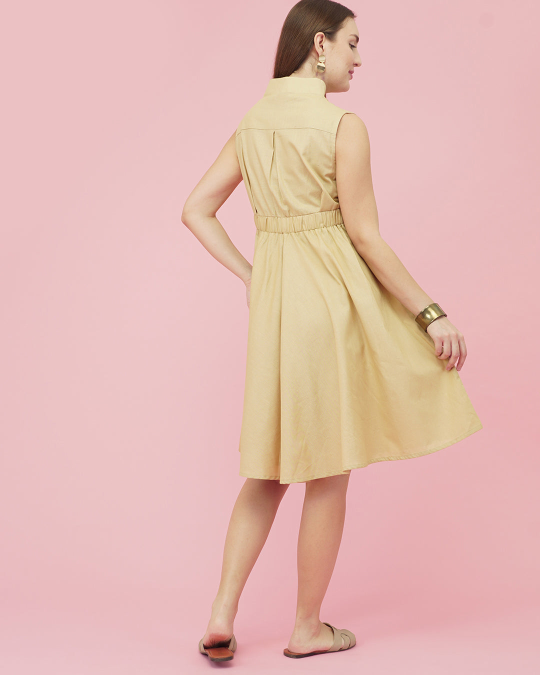 Sand Dune Flare Dress