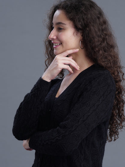  SoftHaven Round-Neck Cardigan