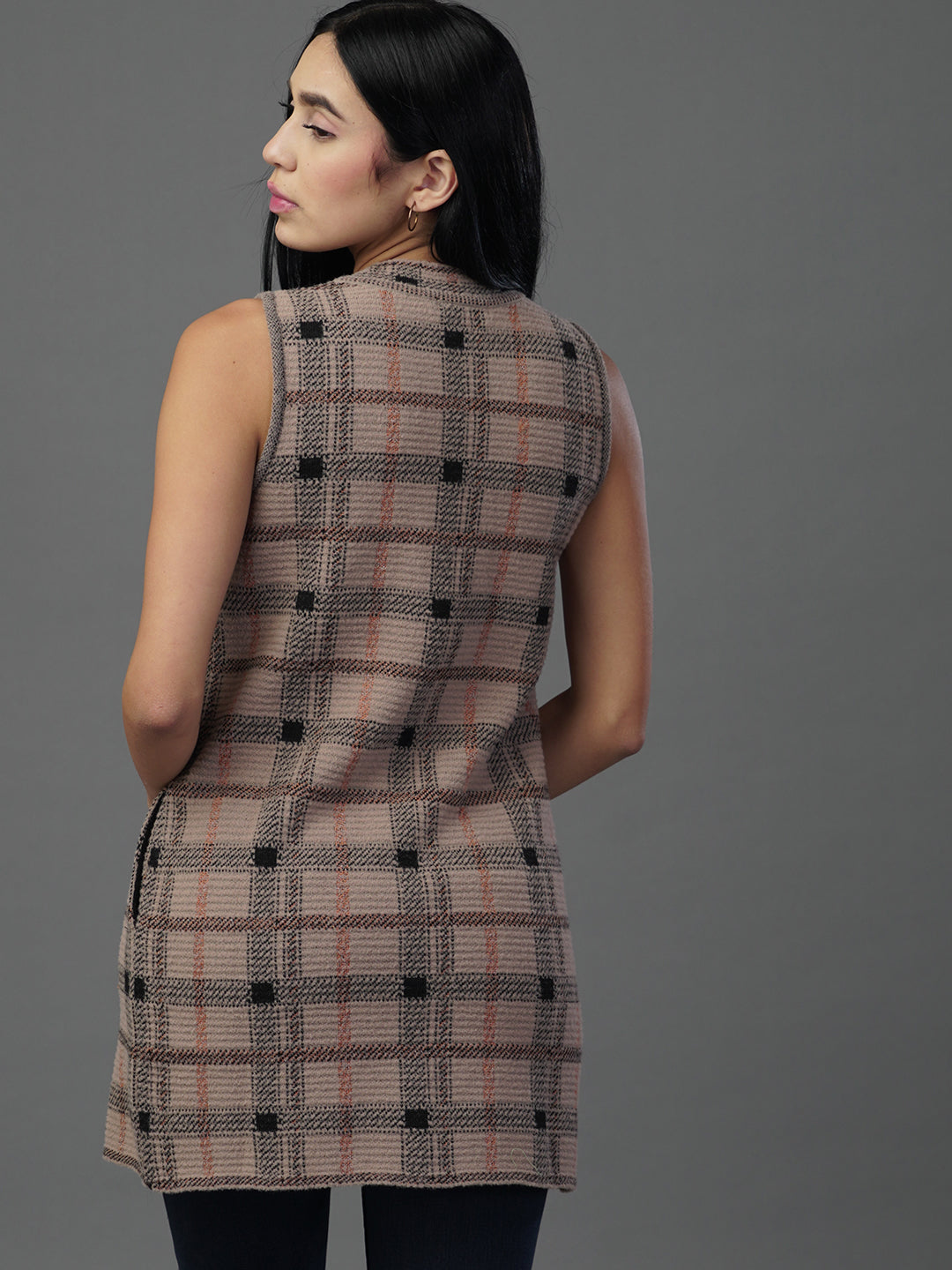 The Earth-Tone Geometric Knit