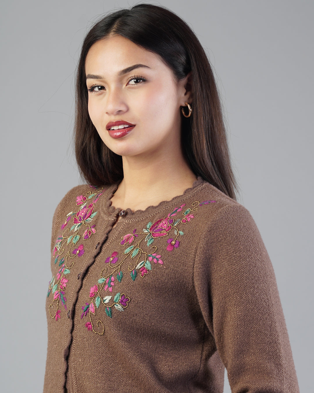 Ivy Embroidered Cardigan