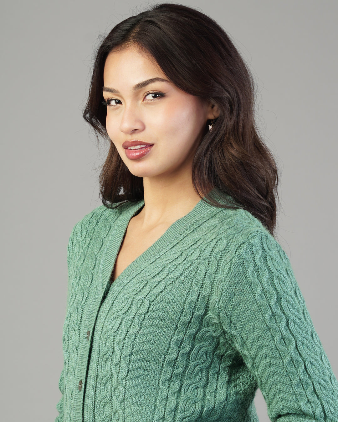 Iris V-Neck Knit Cardigan