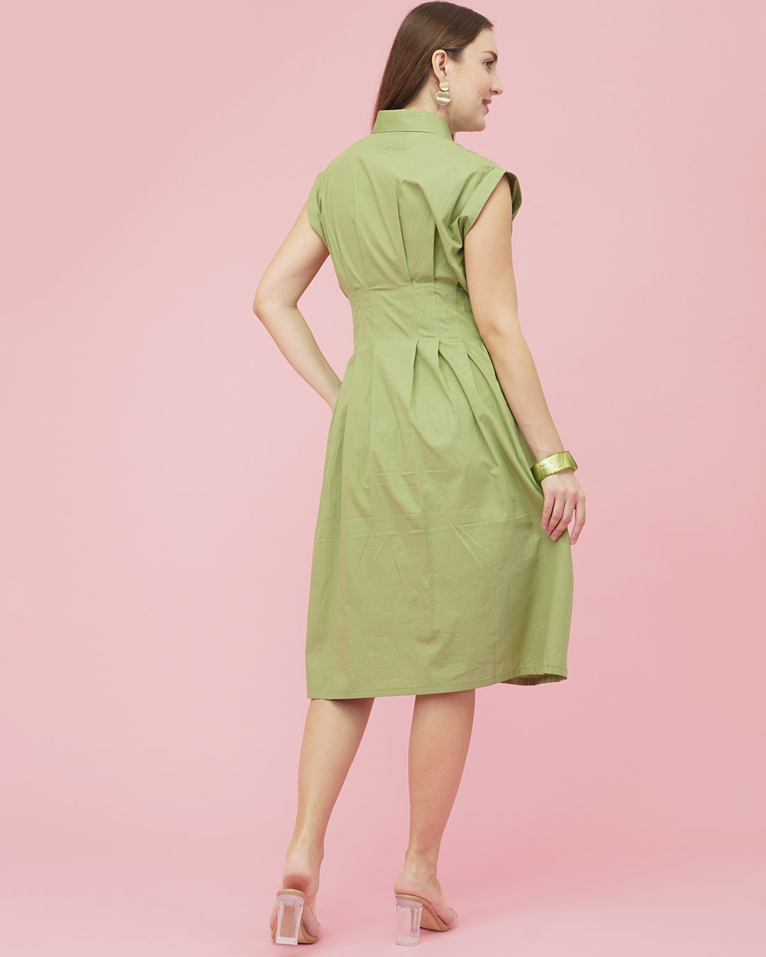 Sage Serenity Midi Dress