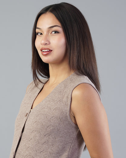 Elara V-Neck Knit Cardigan