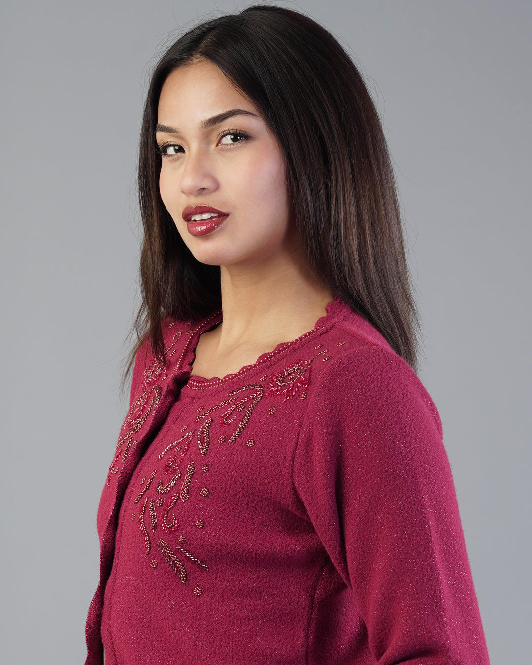 Estelle Beaded Cardigan
