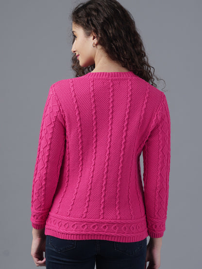 Virsa Intricate Cable Knit Cardigan
