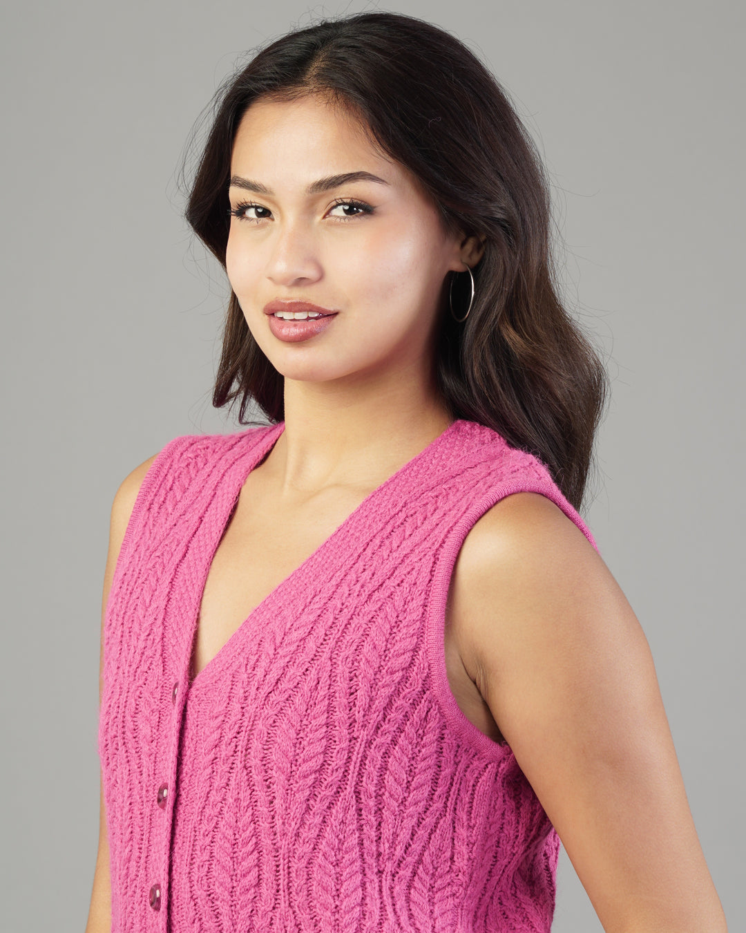 Lyra V-Neck Knit Cardigan