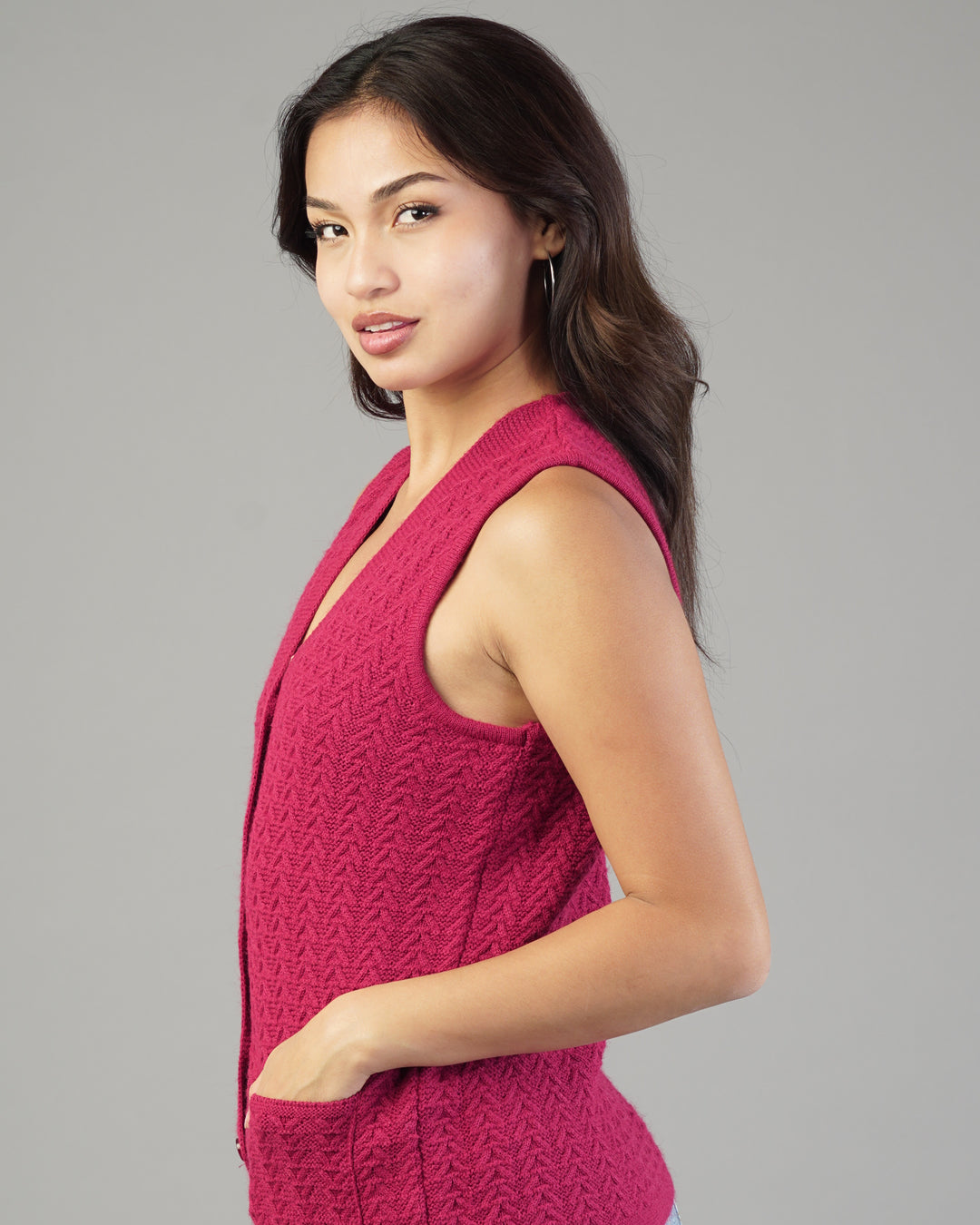 Alina V-Neck Knit Cardigan