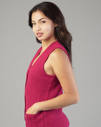 Alina V-Neck Knit Cardigan