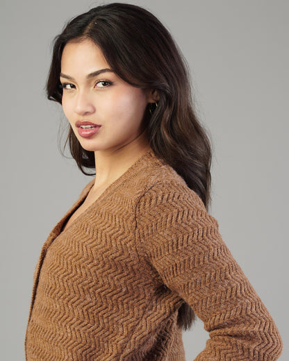 Noelle V-Neck Knit Cardigan