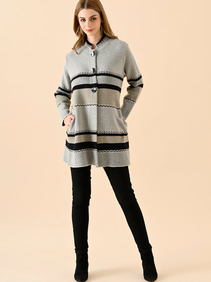 Serene Knits Mock-Neck Sweater