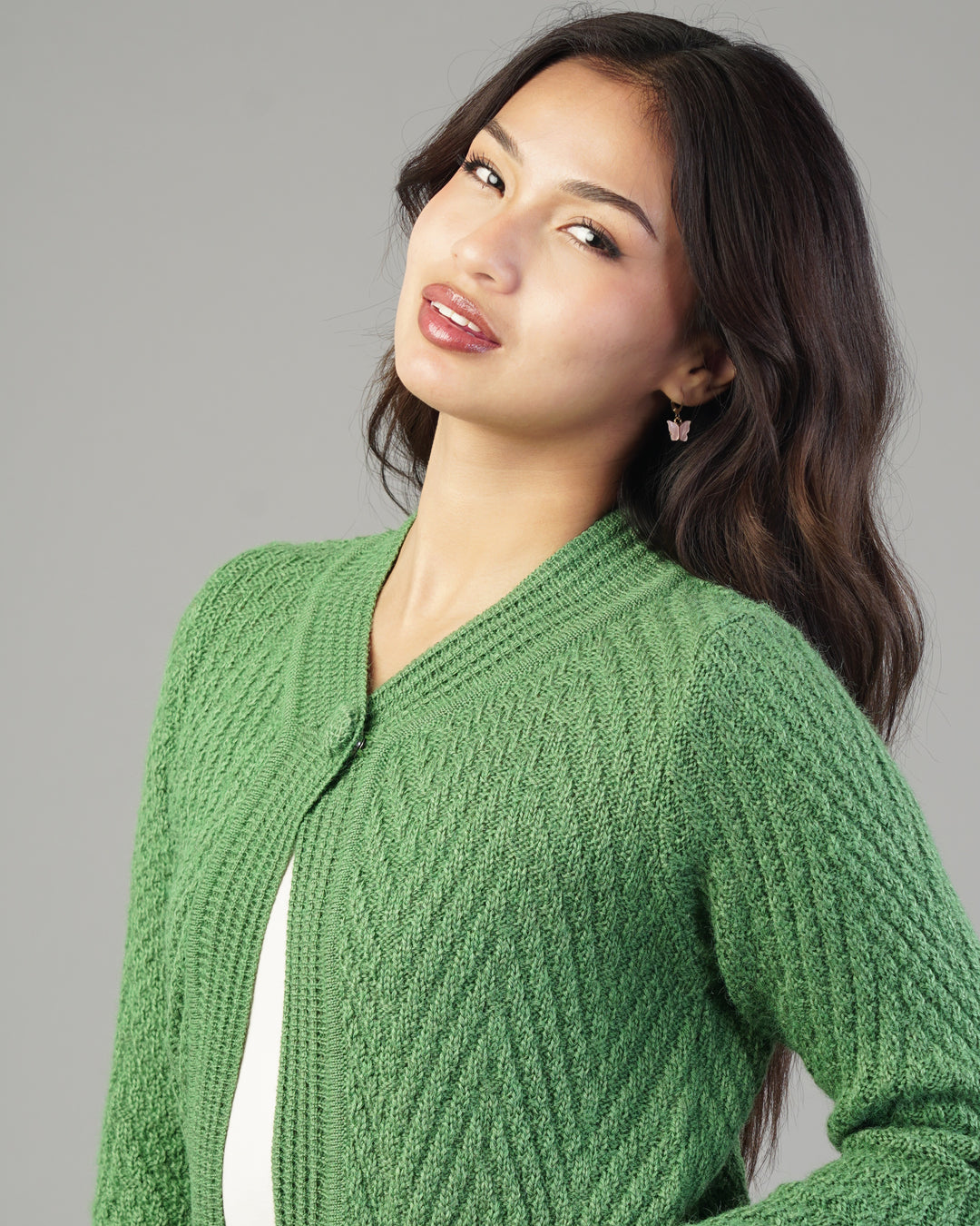 Maeve V-Neck Knit Cardigan