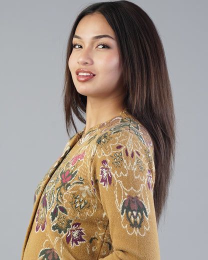 Lucia Jacquard Cardigan