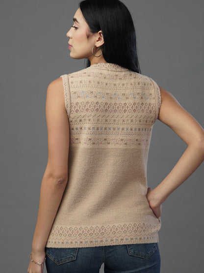 The Sahara Camel V-Neck Cardigan