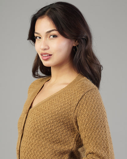Mina V-Neck Knit Cardigan