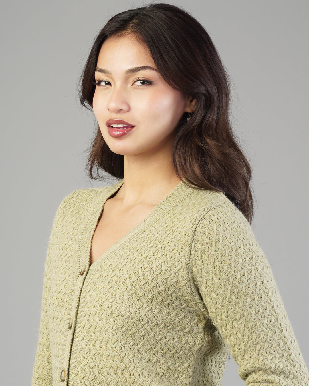 Mina V-Neck Knit Cardigan