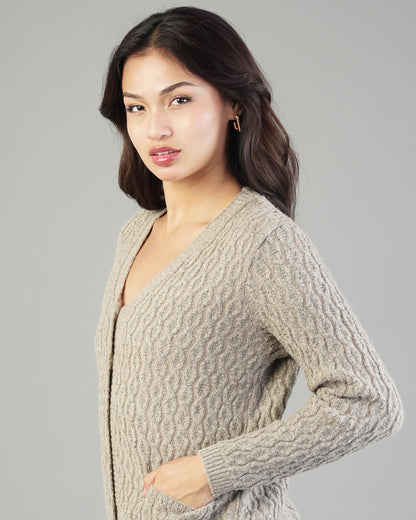 Anya V-Neck Knit Cardigan