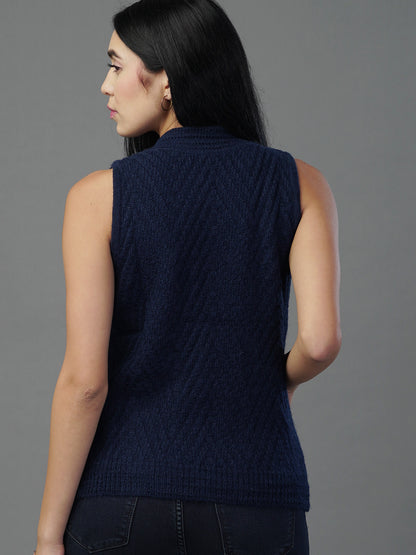 Nautical winter Sleeveless Cardigan