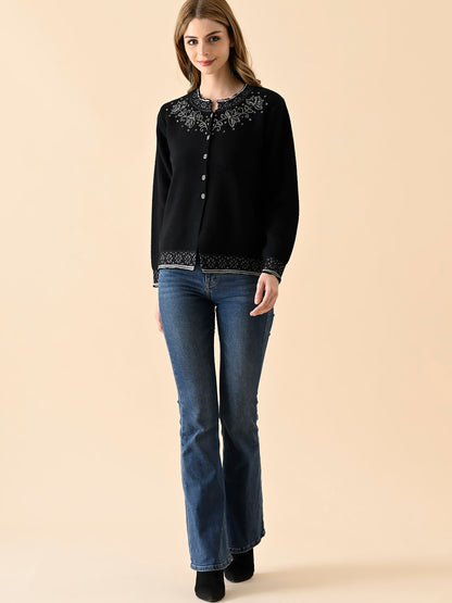 Almond Glow Relaxed Cardigan