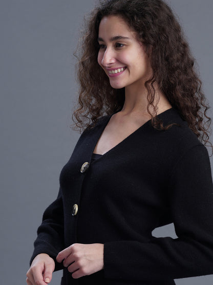 Aira V-Neck Long Cardigan