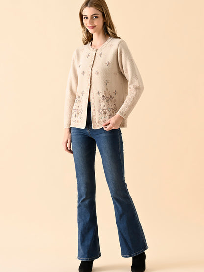 Ornamental Embroidered Sweater